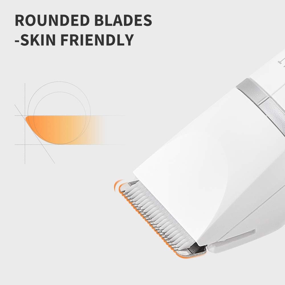 PETKIT Pro Tondeuse électrique 2-en-1 professionnelle sans fil, rechargeable et étanche pour animaux - Blanc