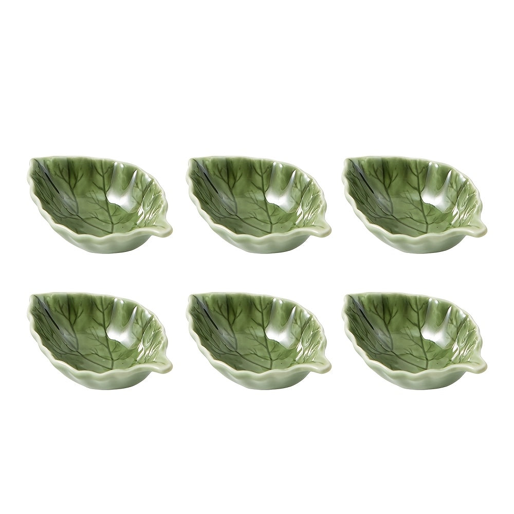 YumiPLUS Kit d’apéritifs en forme de feuille, 6 pièces