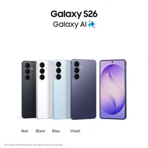 Samsung Galaxy S26 AI Smartphone 256 Go Noir