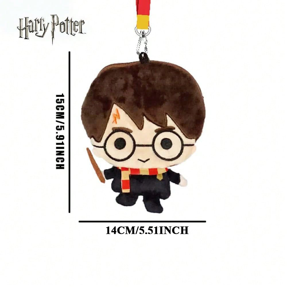 Warner Bros. 1 pièce Tour de cou en peluche Harry Potter sous licence officielle À thème Poudlard Gryffondor Produit dérivé de films et d’animation Accessoire avec figurine en peluche Cadeau
