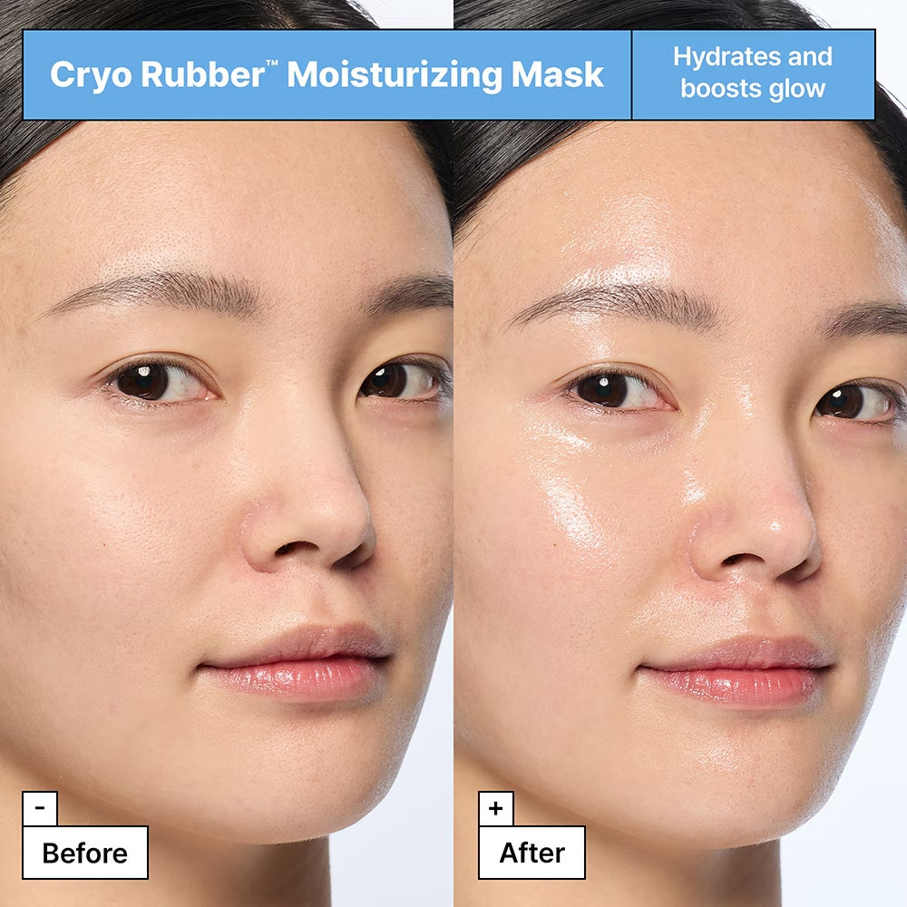 Dr.Jart+ Cryo Rubber Masque hydratant visage à l’acide hyaluronique - 4 g + 40 g