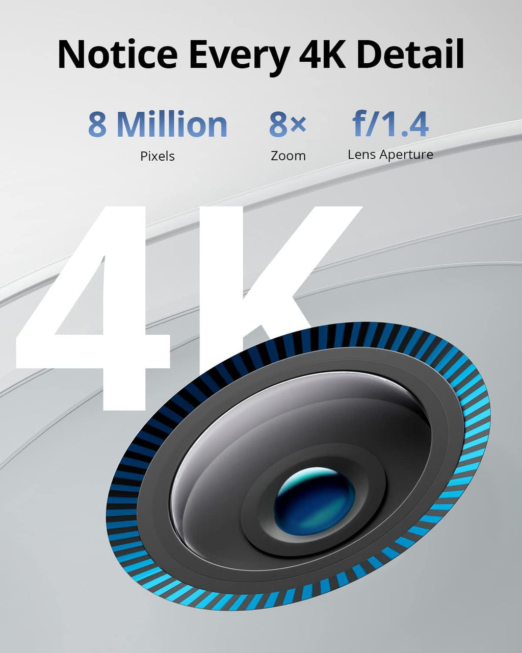 eufy eufyCam 3 caméra supplémentaire, caméra de sécurité extérieure sans fil, caméra 4K avec panneau solaire intégré, reconnaissance faciale par IA, projecteur