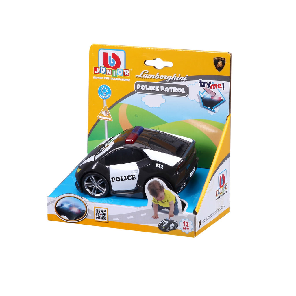 BB JUNIOR Lamborghini Huracán Pack Lumière et Son de Patrouille de Police