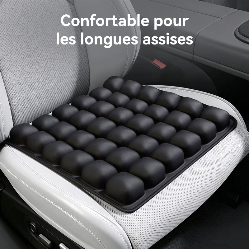 JORDAN&JUDY Coussin d'assise gonflable avec pompe, coussin d'air anti-douleur pour la maison, la voiture et le bureau, Gris