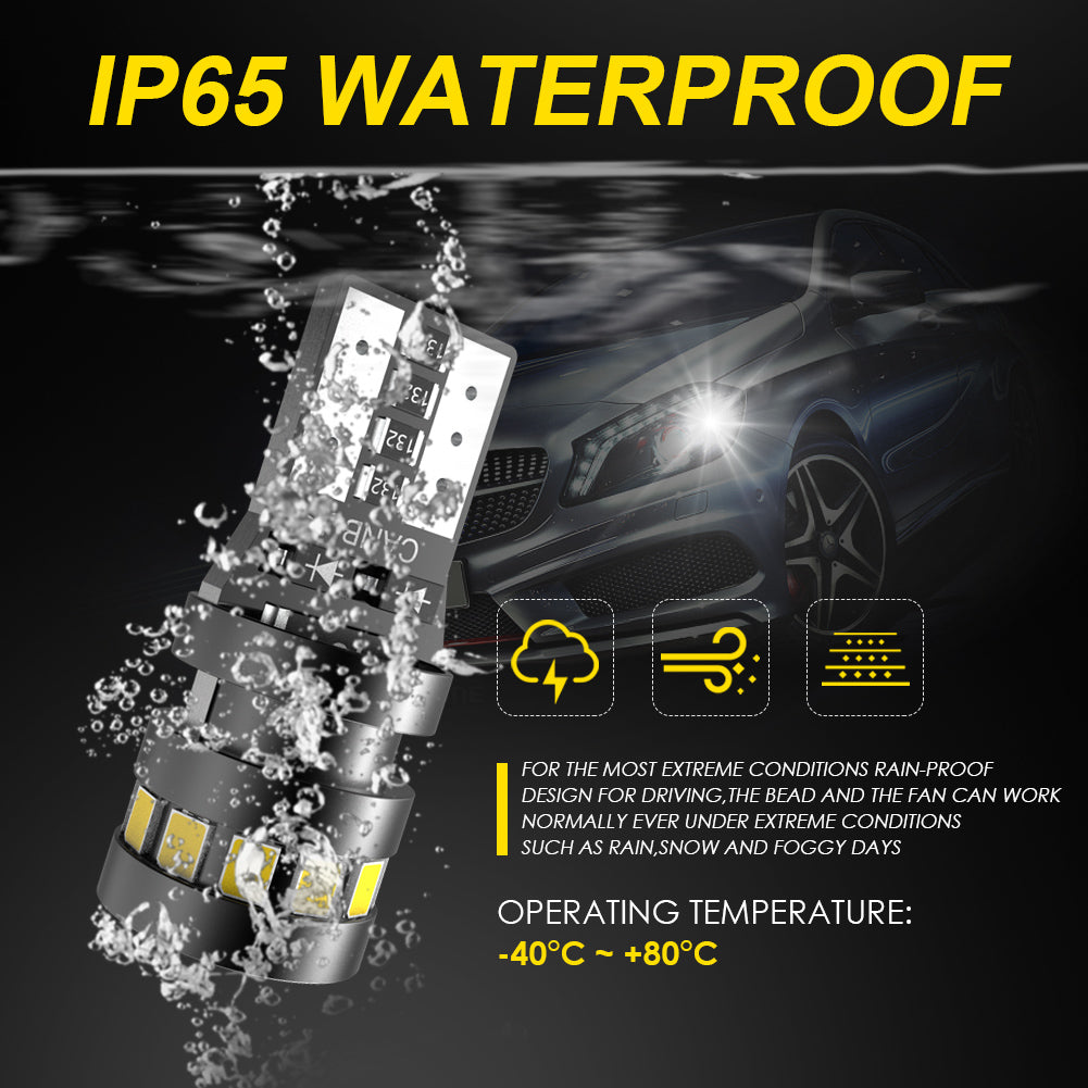OUSHI Ampoule LED W5W, Canbus sans erreur T10 501 194 168 2825 ampoules de remplacement 12 V pour éclairages intérieurs de voiture plafonnier liseuse portière courtoisie plaque