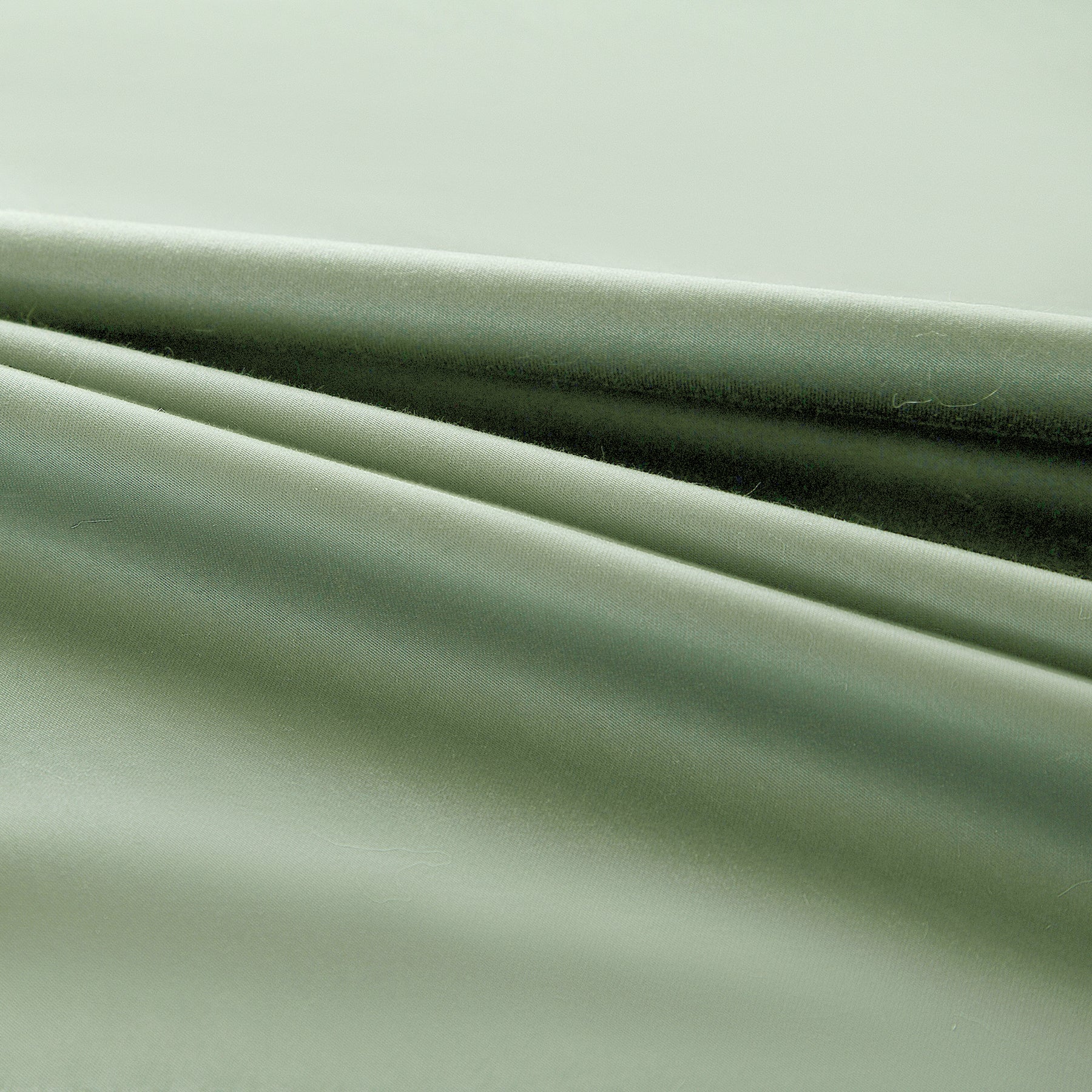 Lot de 2 taies d'oreiller en bambou vert, 65 x 65 cm x 2