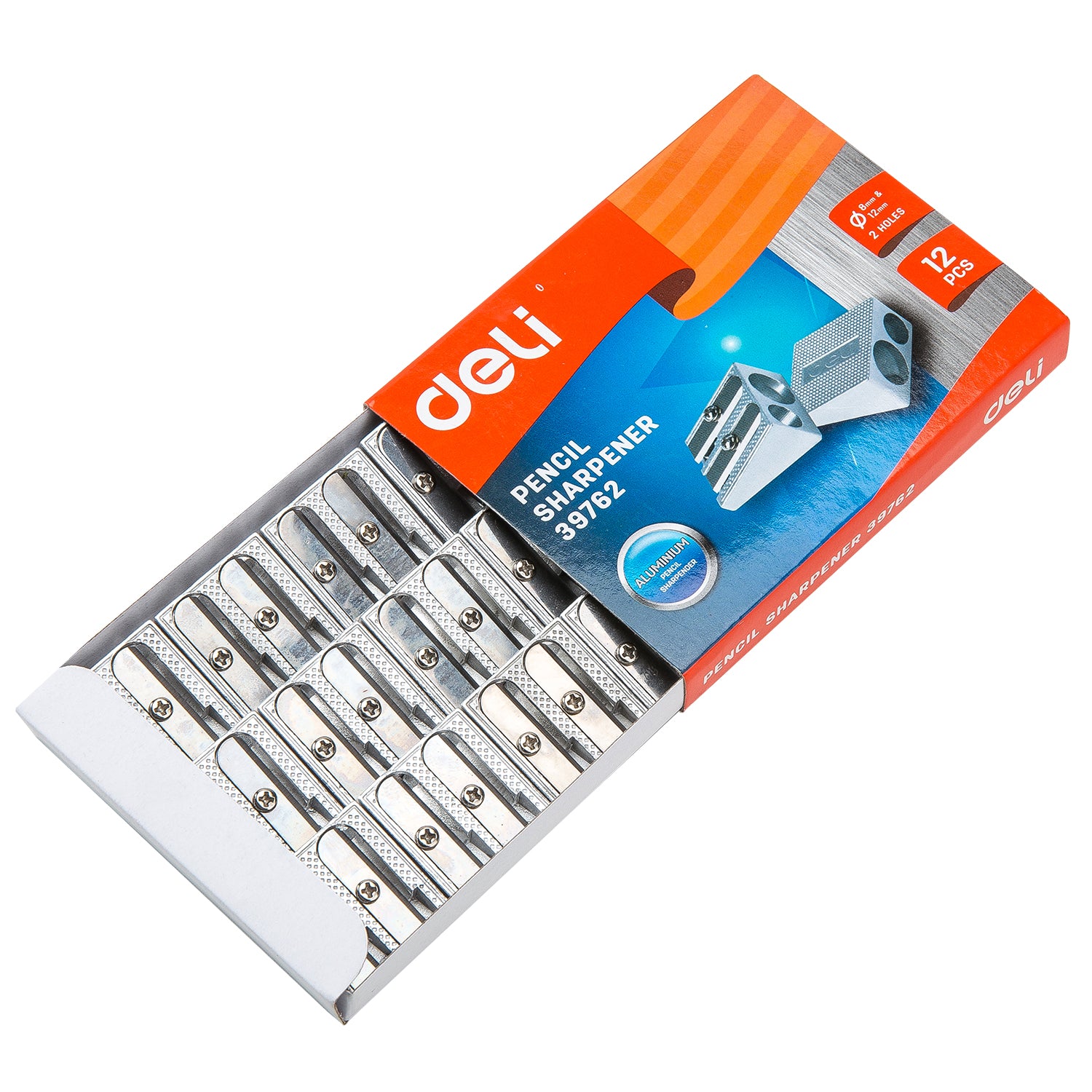 Deli Taille-crayon deux trous - Lot de 12