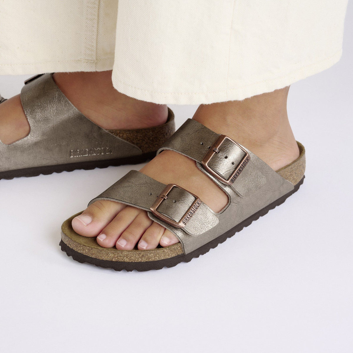 Birkenstock Sandales Arizona Birko Flor Gracieuses, Femme