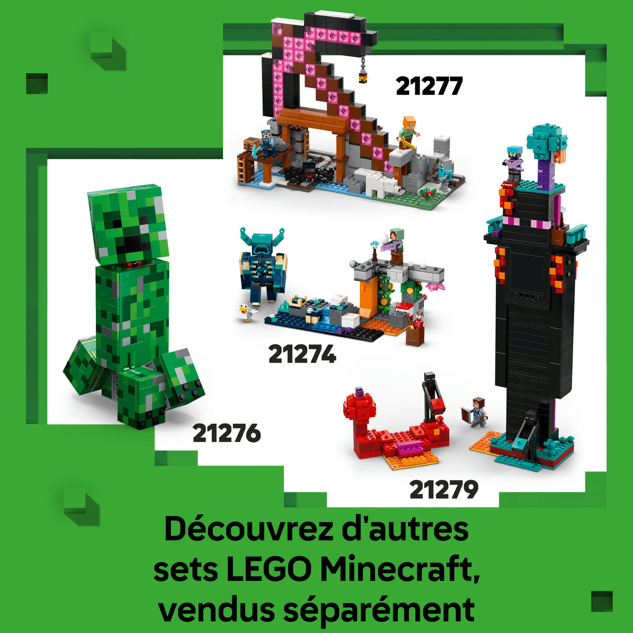 LEGO Minecraft 21275 La maison en TNT de la jungle