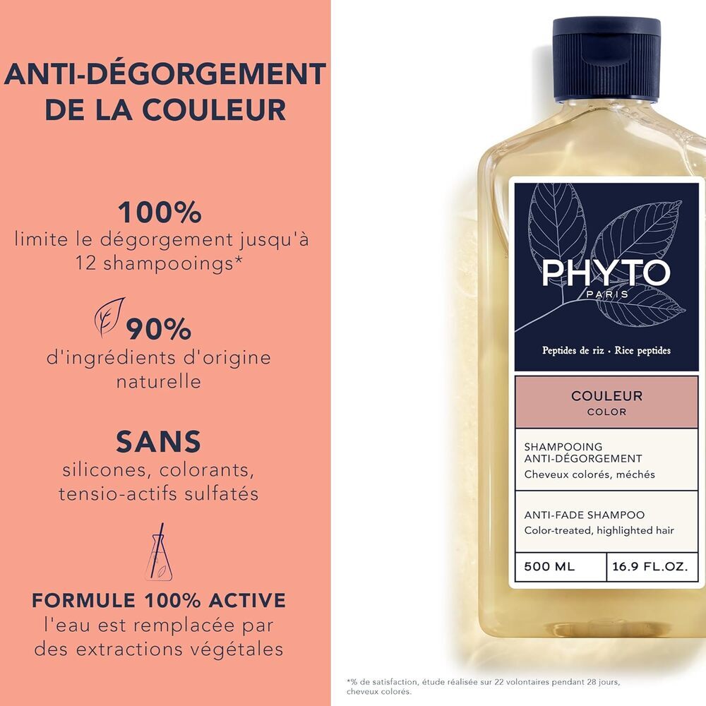 PHYTO Shampoing anti-dégorgement Couleur 500 ml