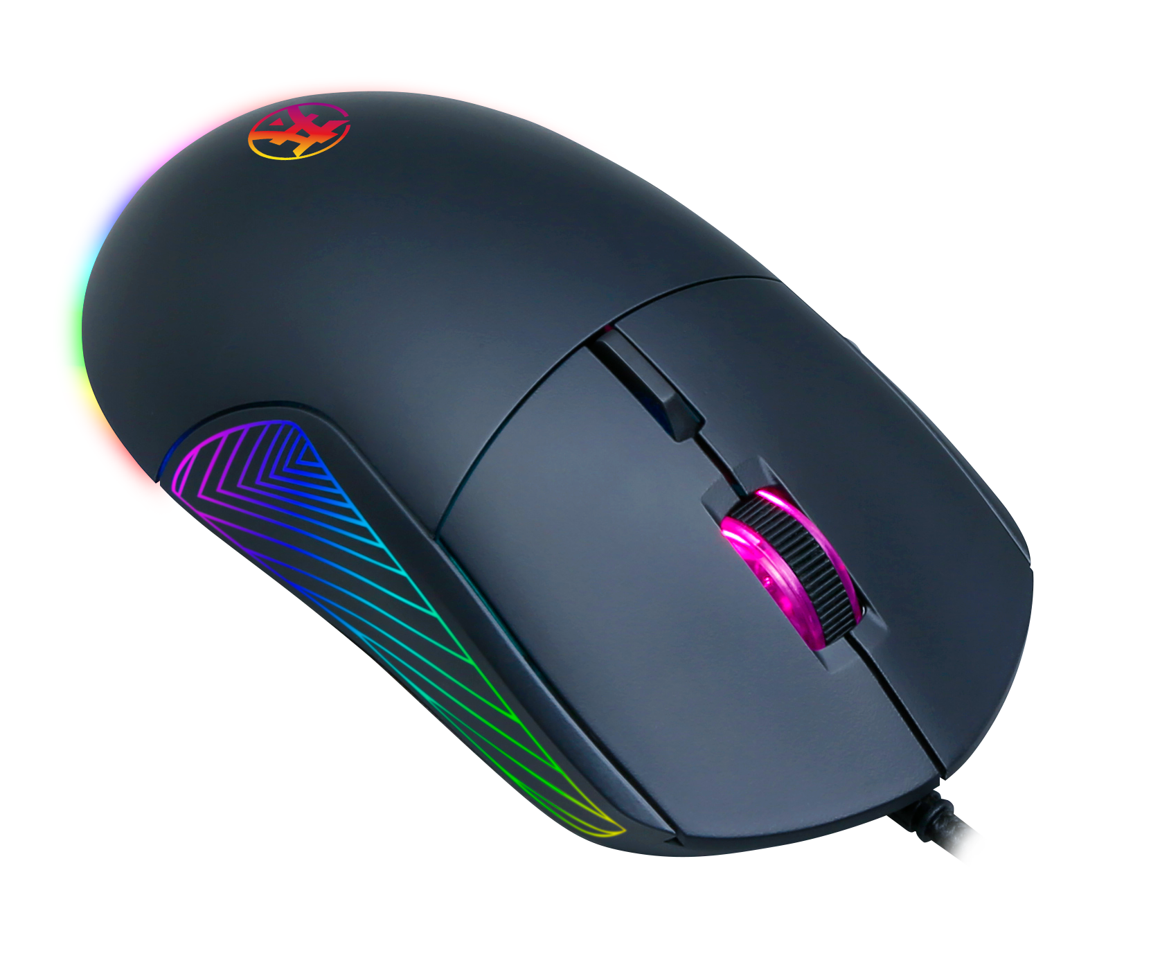 Akuma souris gaming otaku m02 7200dpi rgb noir