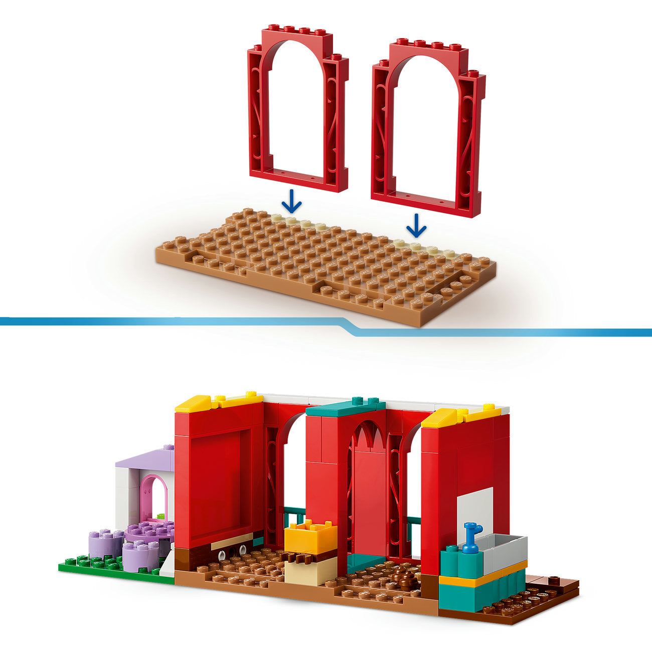 LEGO Disney Pixar Ranch de Blaze 43304 Set de Jouets de Construction