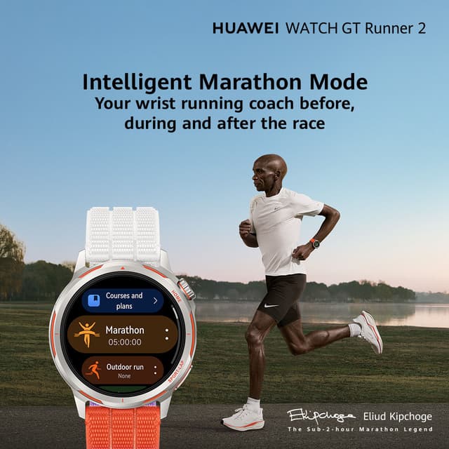 Huawei Montre Portable GT Runner 2 Édition Co-Conçue Groupe de Course Racing Legend