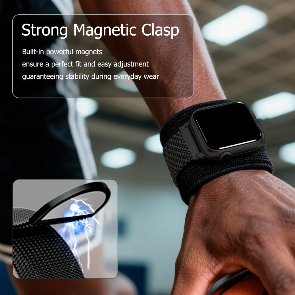 APPLE Bracelet milanais pour Apple Watch, 38/40 mm - Noir