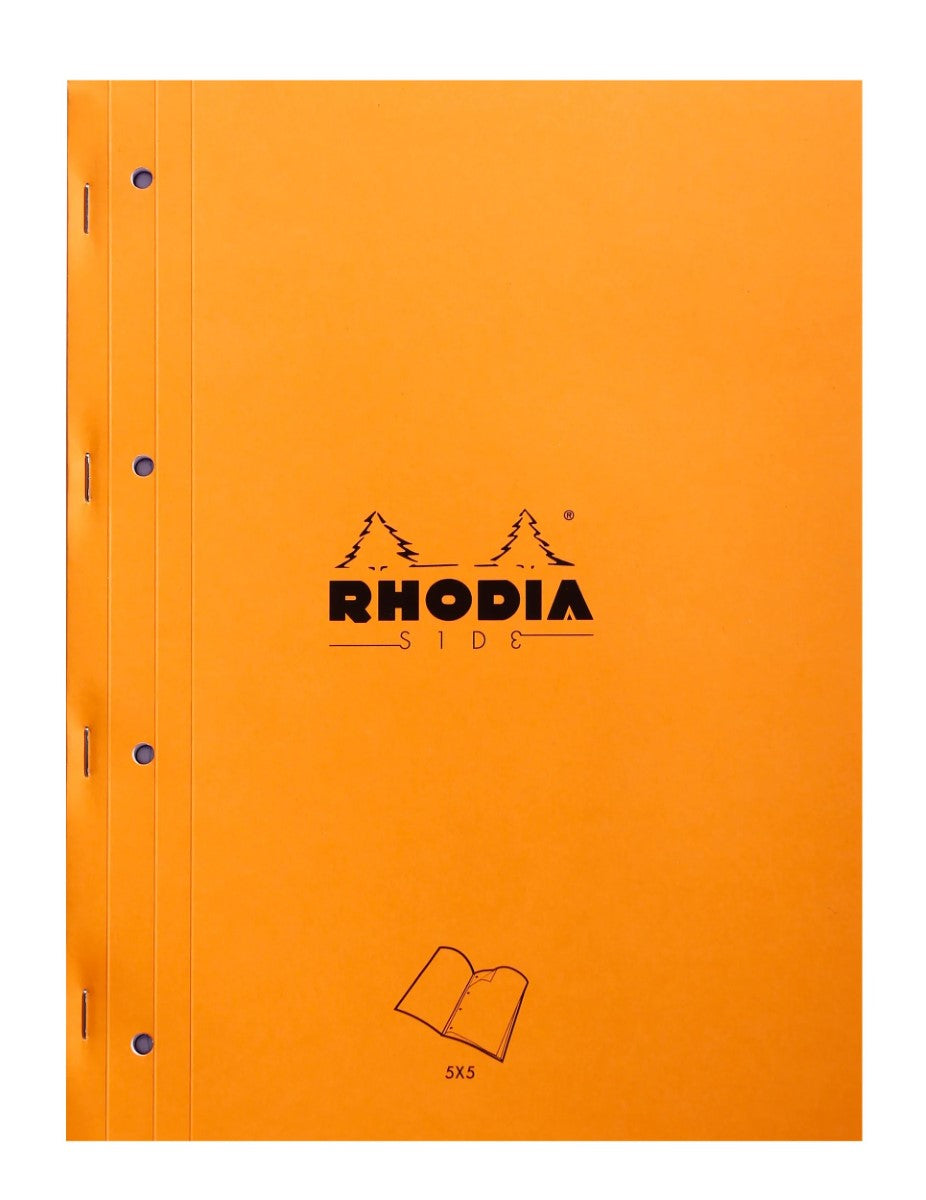 Rhodia Bloc-Notes Agrafé sur le Côté Lot de 3 80 Feuilles Chacun