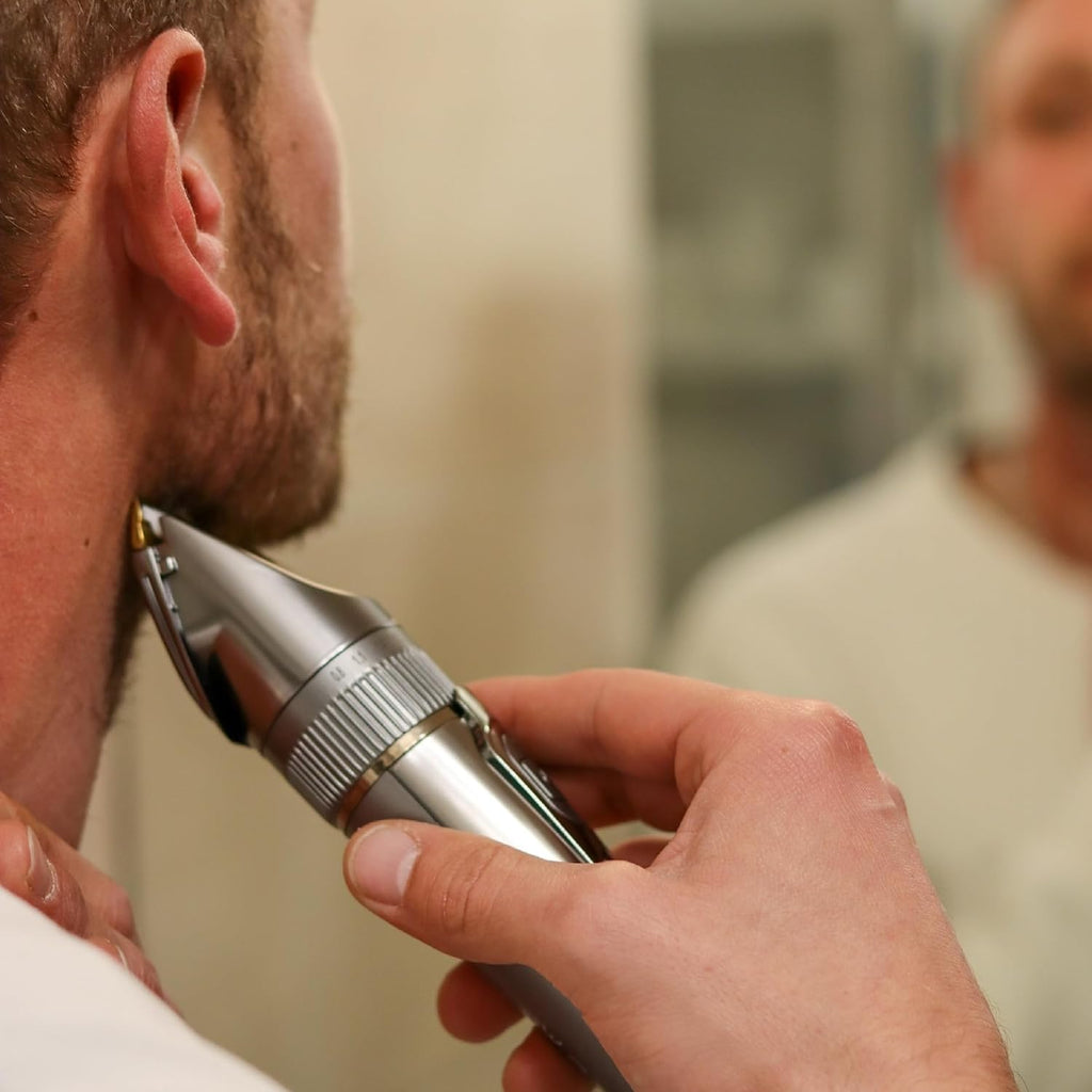 Jean Louis David Digital Clipper – Tondeuse Cheveux & Barbe Sans Fil, 25 Hauteurs de Coupe, Écran Digital