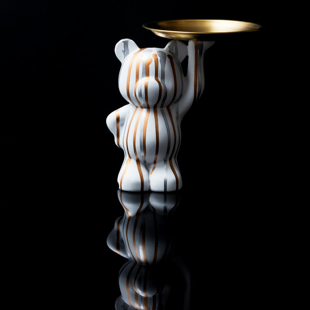 Sculpture Décorative Poche Vide Blanche