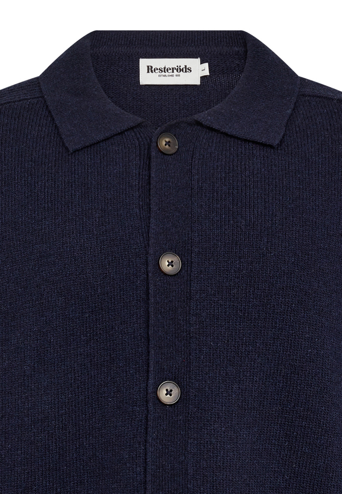 Resteröds Cardigan Dean Bleu Marine S