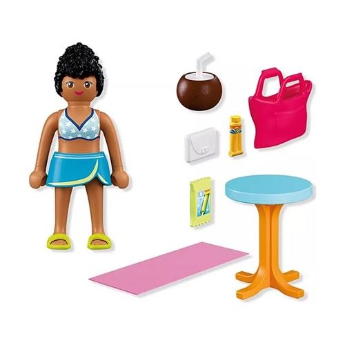PLAYMOBIL Set de Figurines Vacances à la Plage