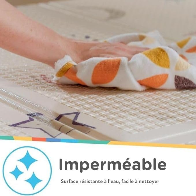 Nuby Tapis d'éveil réversible - Safari