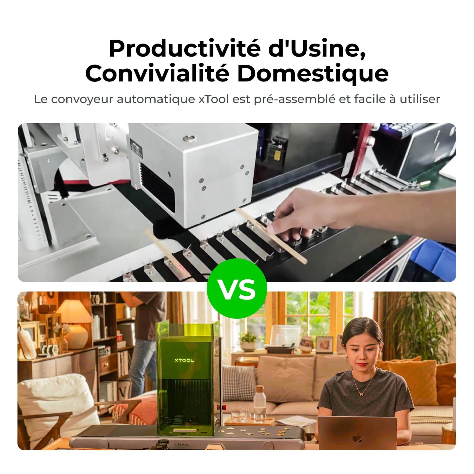 Convoyeur Automatique xTool Auto Streamline pour F1 Ultra