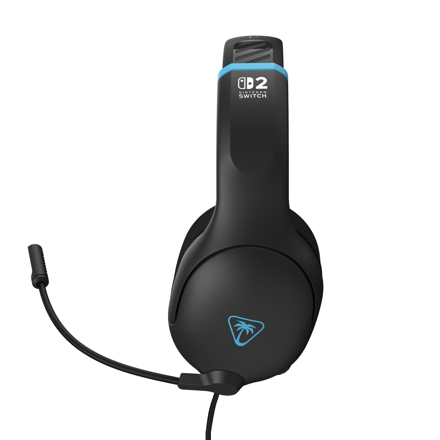 TURTLE BEACH Airlite Fit Casque Gaming Filaire (Prise 3.5mm) - Micro Muet par Basculement - Nintendo Switch 2, Switch, Switch OLED, Switch Lite, PC & Mobile - Noir Carbon