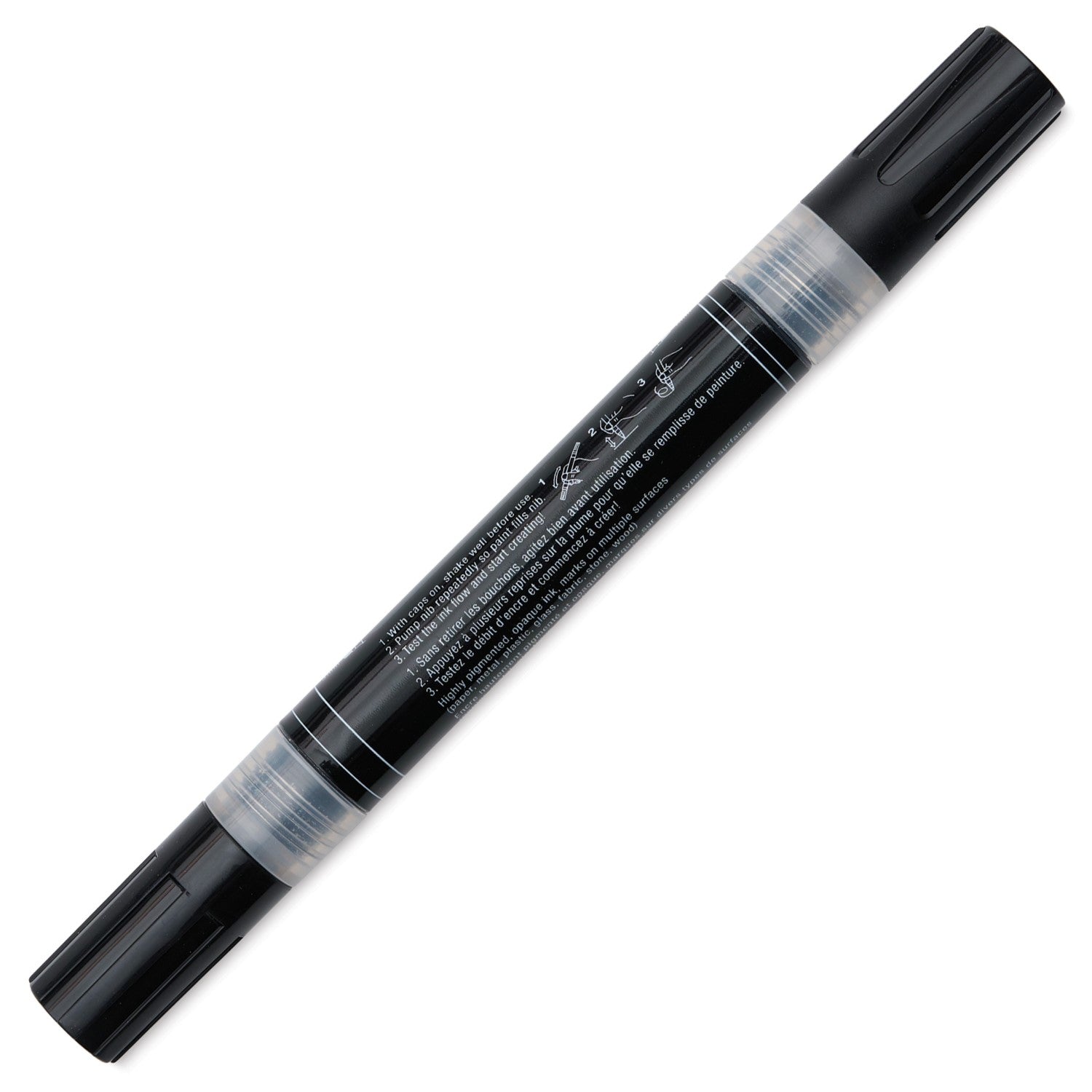 Faber-Castell Black Edition Marqueur acrylique double Shake and Paint - Noir
