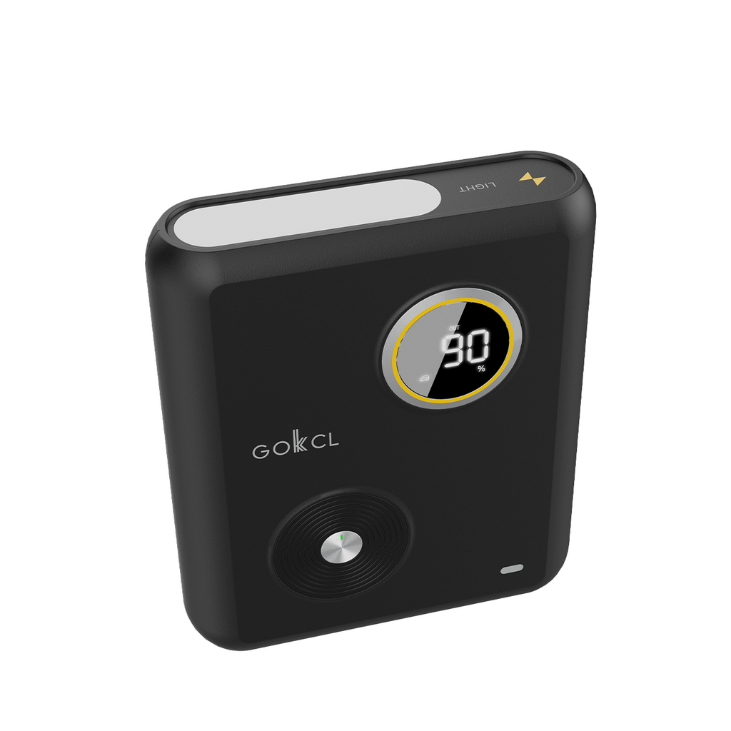 GOKKCL GK03 Démarreur de voiture à ions sodium 27500 mAh, Batterie externe à charge rapide PD60W, Réactivable à zéro volt, 5 ans de veille par charge
