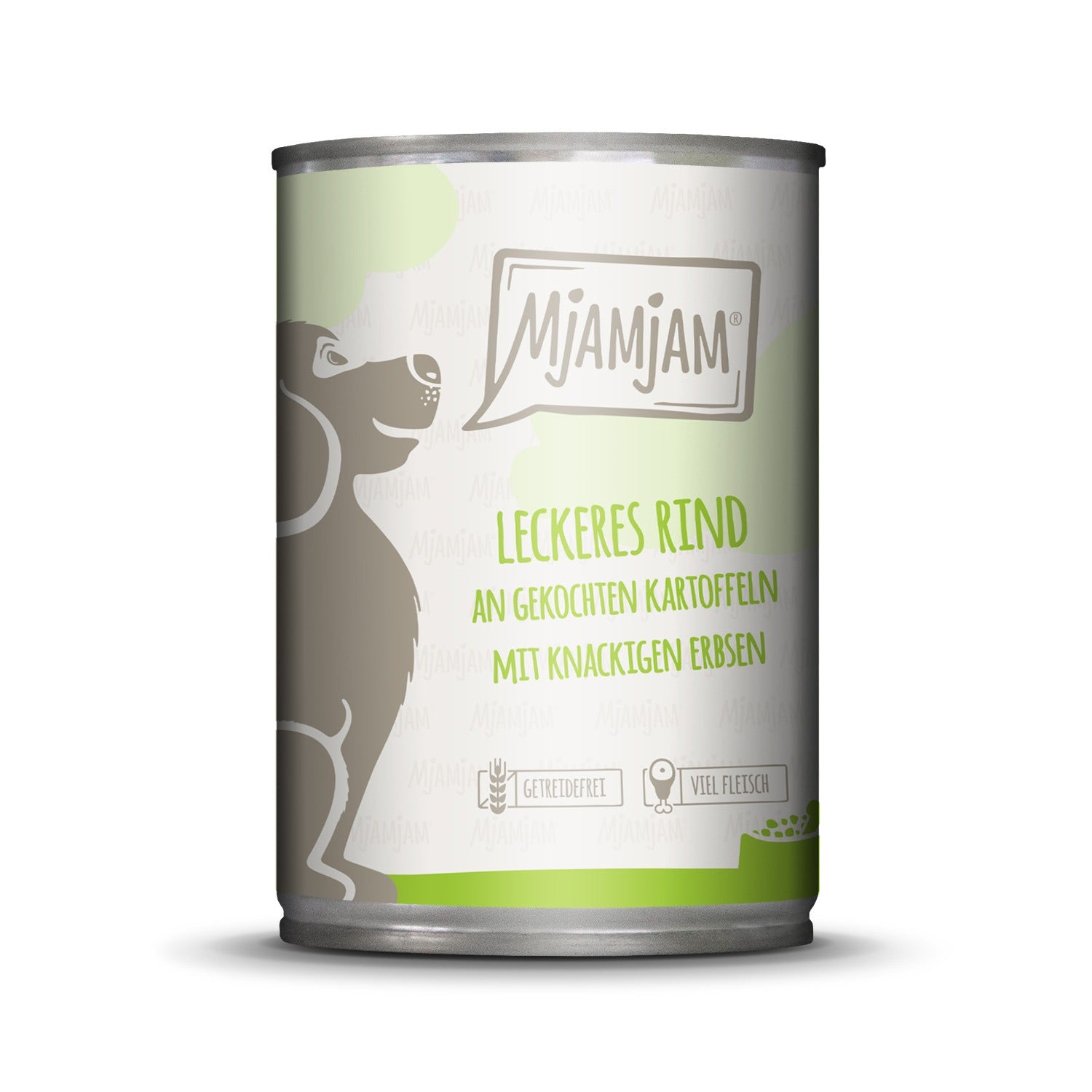 [Peut être servi frais pour l'été] MjAMjAM Nourriture humide pour chien bœuf et pommes de terre 400 g