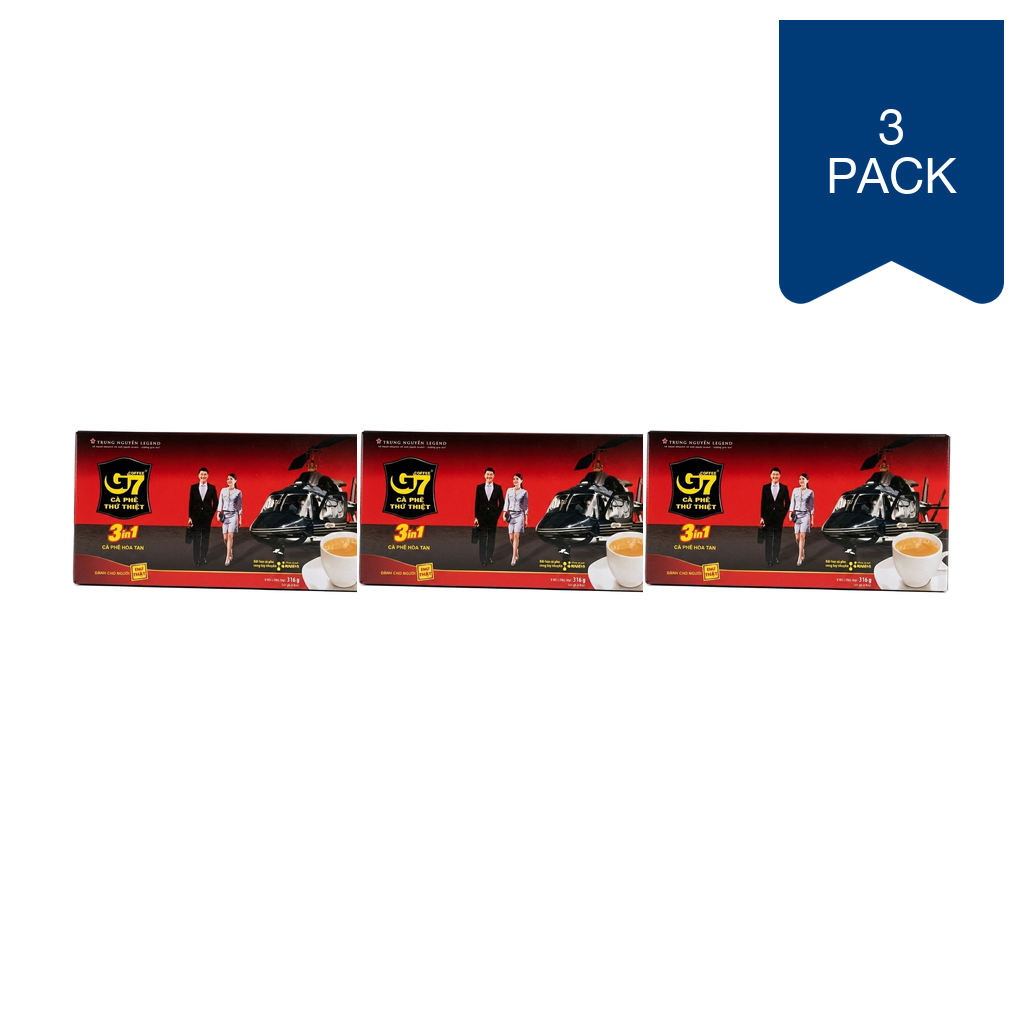 Trung Nguyen G7 Café instantané 3-en-1 21 sachets 336 g ( Lot de 3)