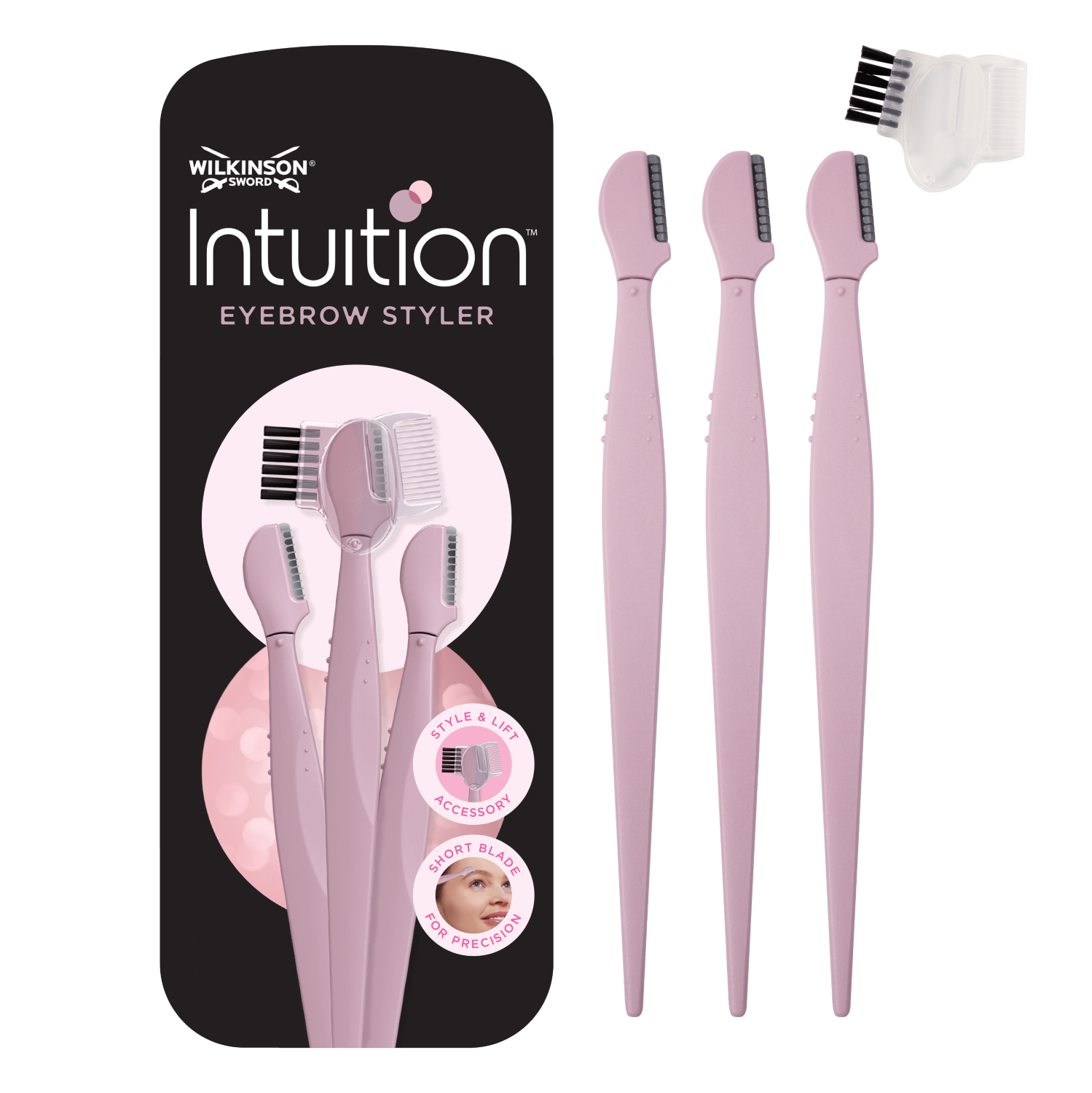 WILKINSON SWORD Intuition - Rasoirs Jetables Eyebrow Shaper Pro - x3