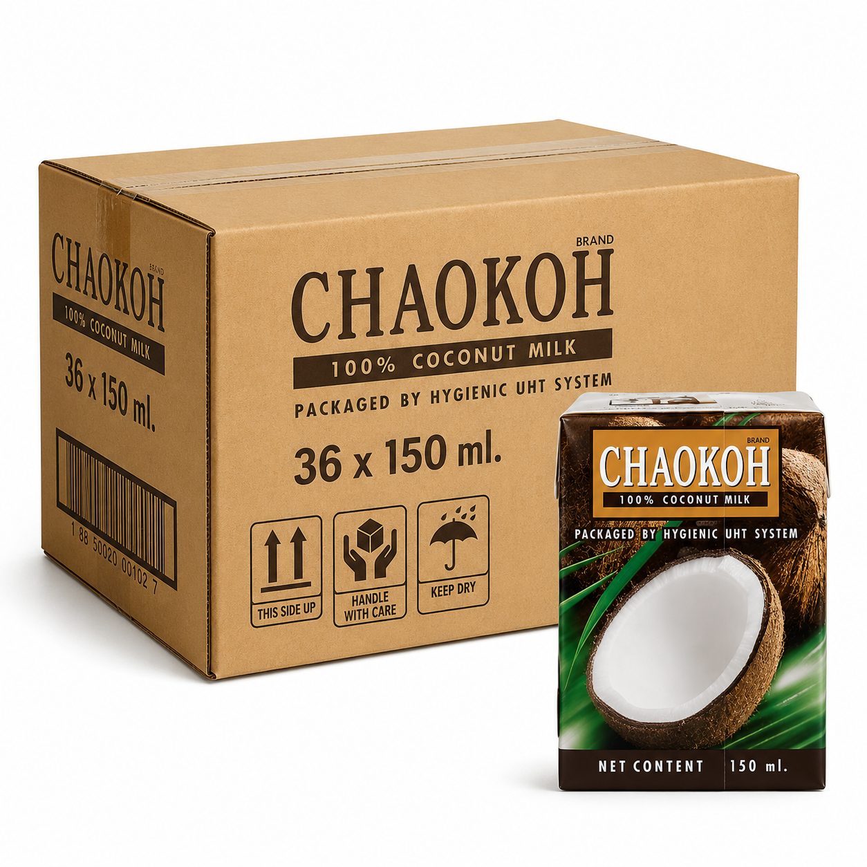 CHAOKOH Lait de coco 18 % 36 x 150 ml