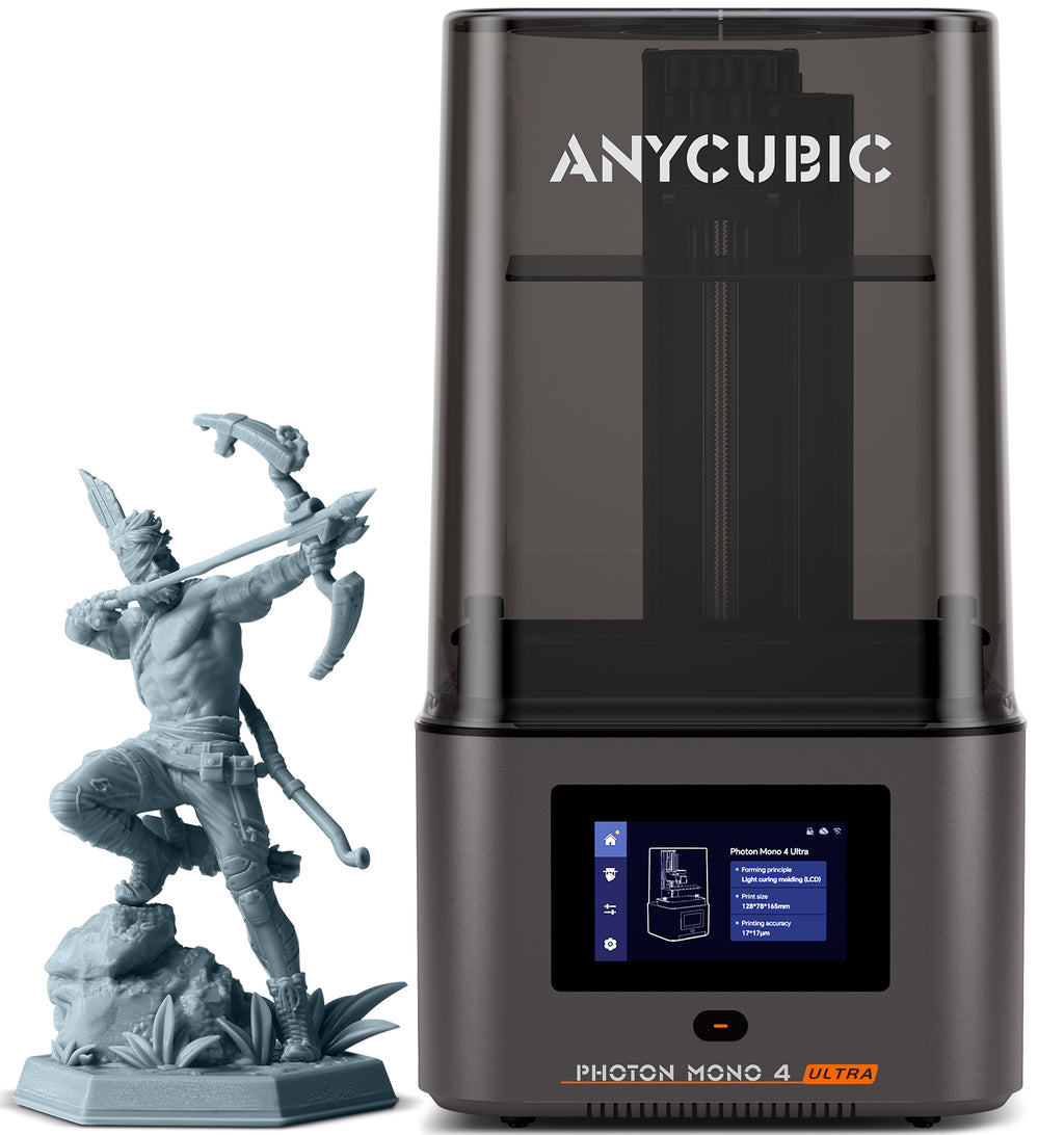 ANYCUBIC Photon Mono 4 Ultra 10K, imprimante 3D à résine, écran LCD mono 7 pouces, source COB, impression rapide 120 mm/h, volume 153,4 x 87 x 165 mm