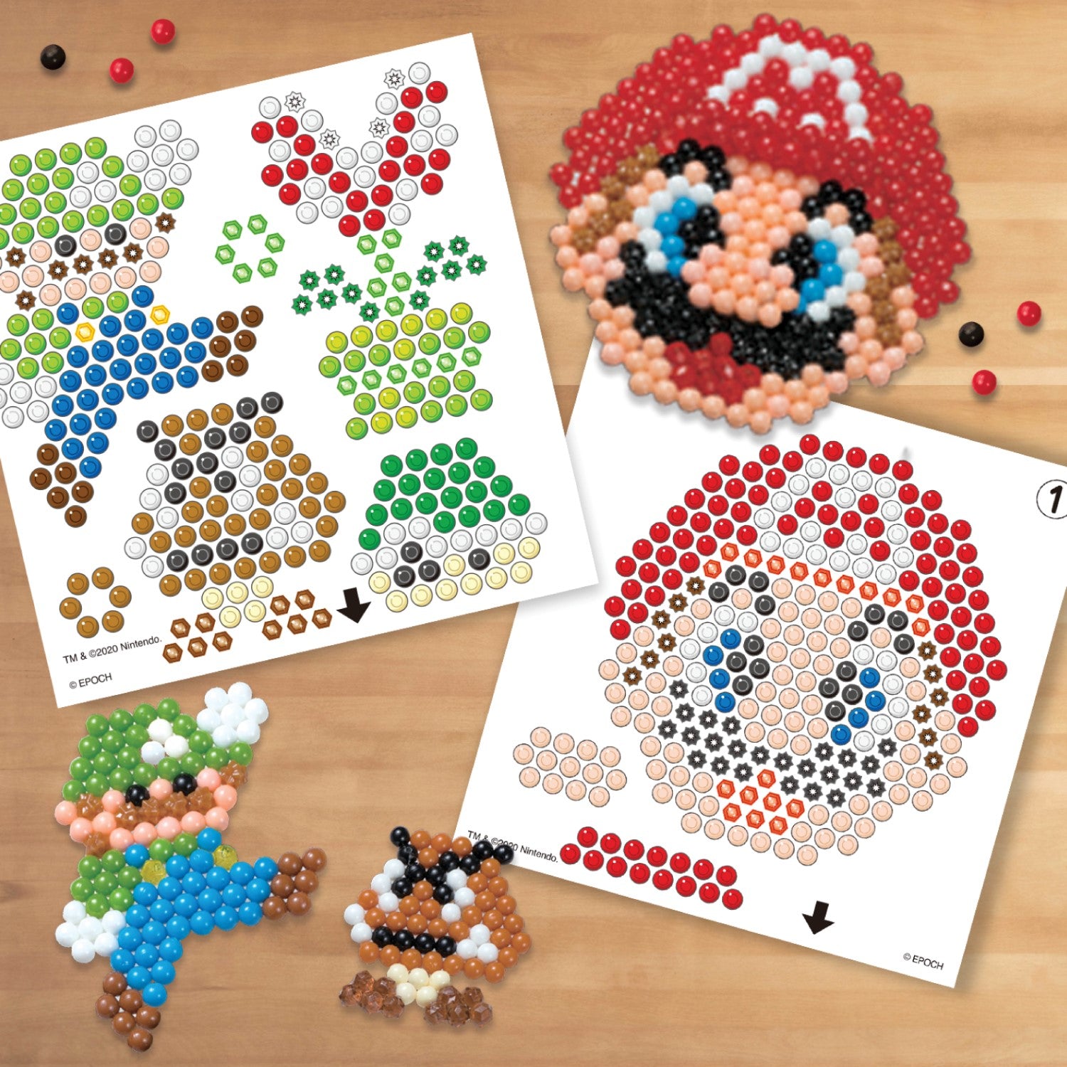 Aquabeads Boîte de Loisirs Créatifs Super Mario Ensemble Complet de Perles d'Eau 31774 (2 500 Perles)