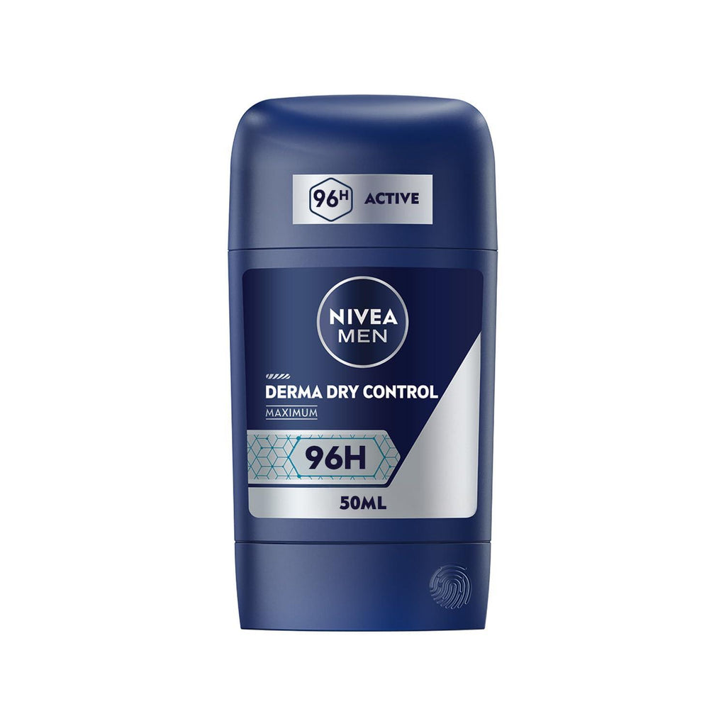 NIVEA MEN Déodorant Aisselles Derma Dry Control 96H Stick 50 ml
