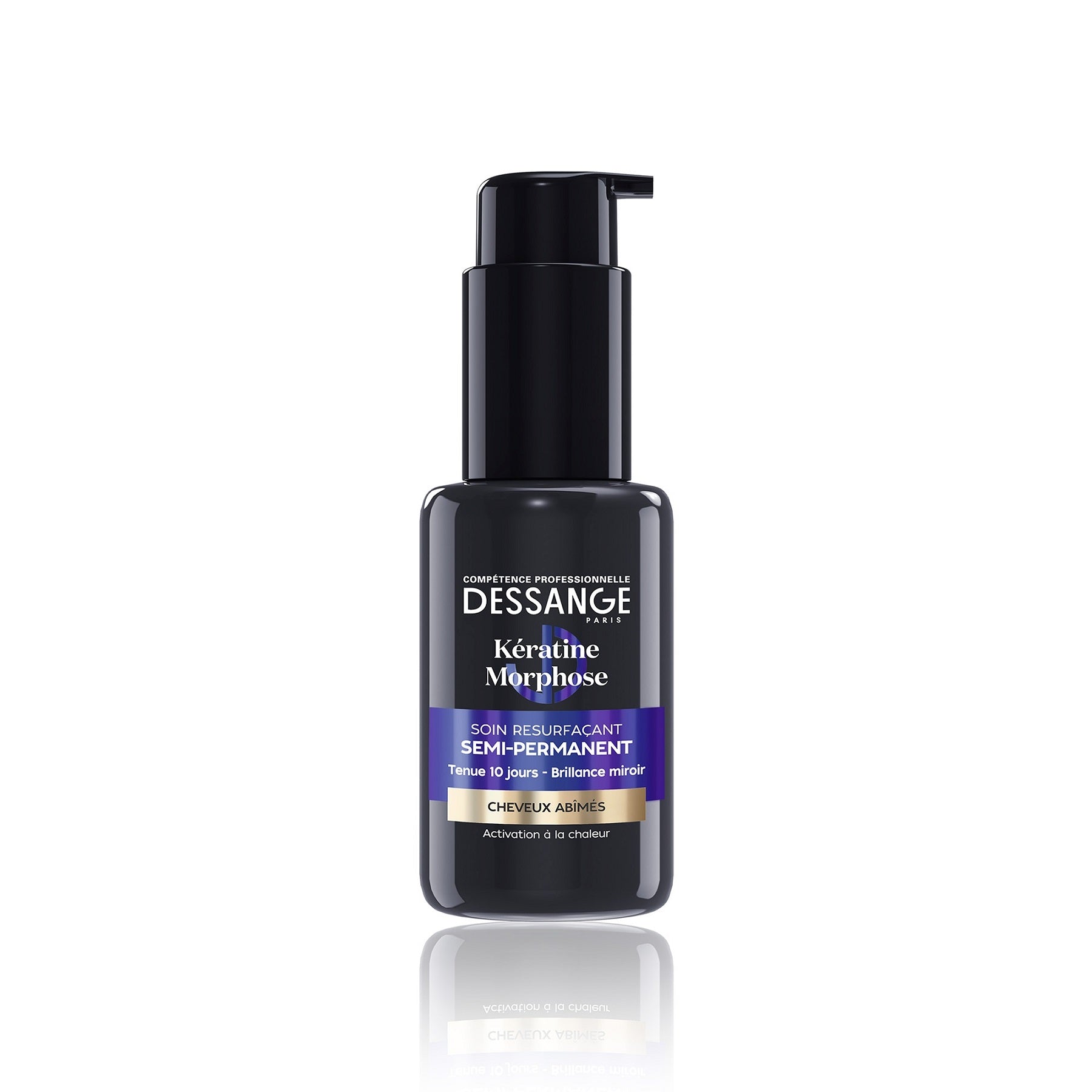 DESSANGE Kératine Morphose Soin Sans Rinçage Resurfaçant Semi-Permanent Cheveux Abîmés 50ml
