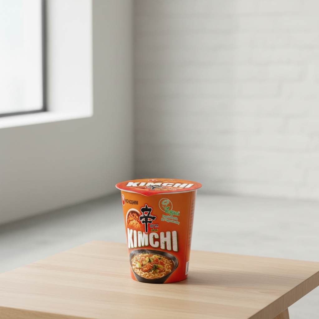 Nongshim ramyun nouilles instantanées au kimchi format cup - 75 g