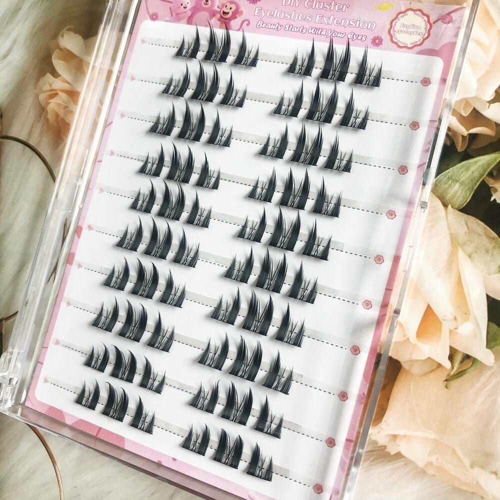 MeoMagic Extensions de cils Classique (colle et pinces à cils non fournies) - 10 lignes - F38
