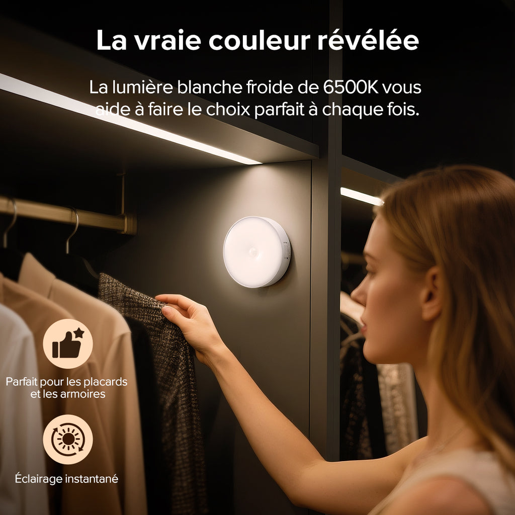 VIVREAL Veilleuses NL-03 en ABS et PC, lot de 3, offre annuelle, meilleurs choix cadeaux