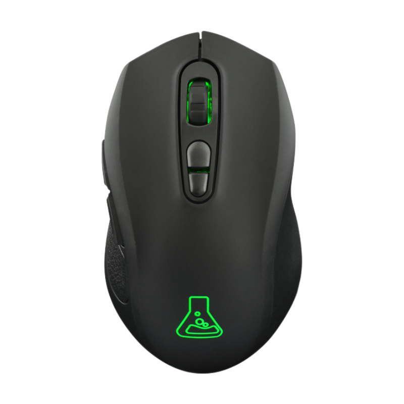 THE G-LAB Kult Krypton Souris Gaming sans Fil 2.4GHz & Bluetooth - 6400 DPI, 6 Boutons - Noir