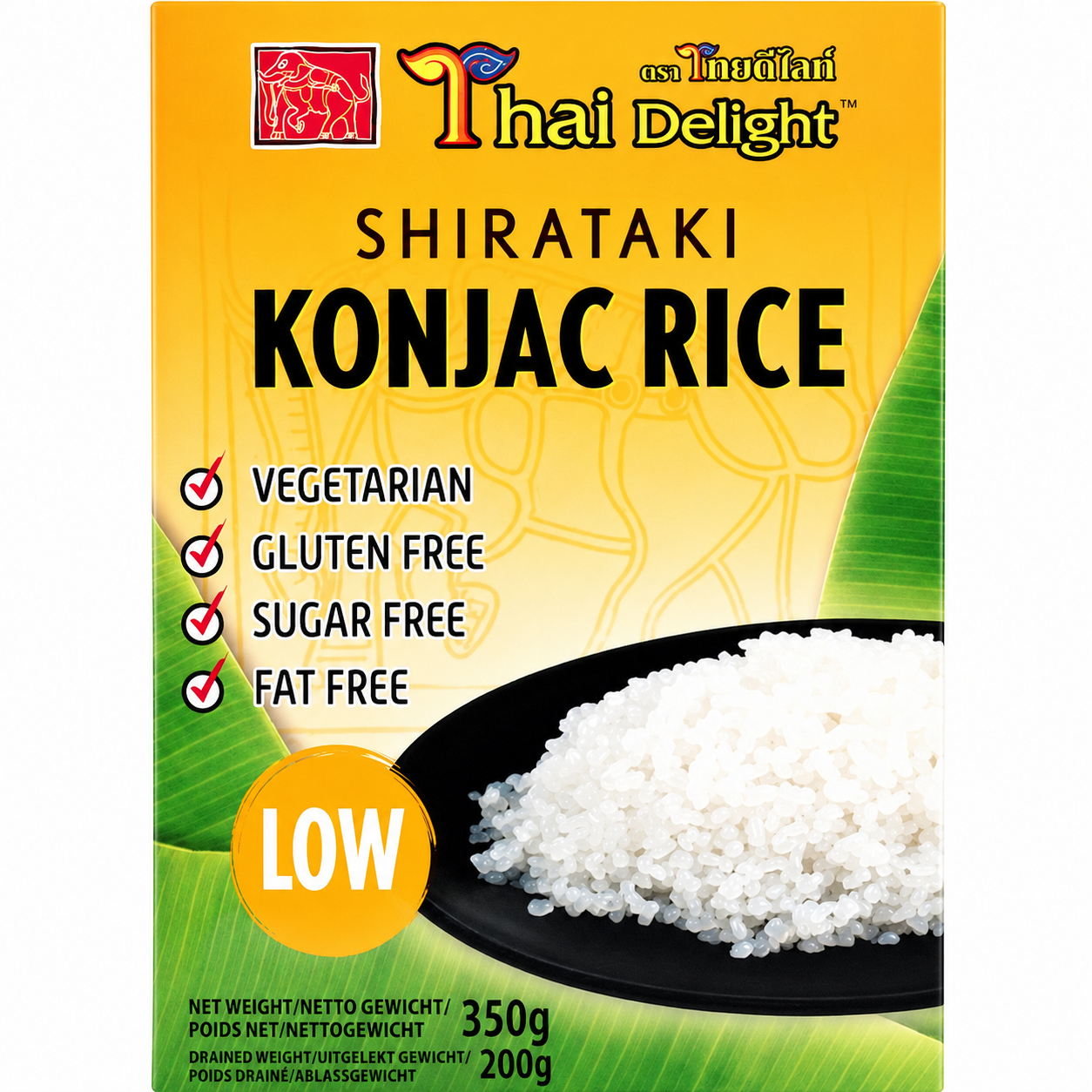 THAI DELIGHT Riz de konjac - 350 g