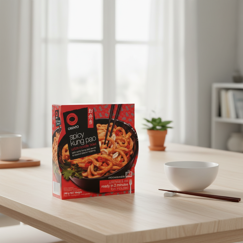 Obento Bol de Nouilles Udon Kung Pao - 240 g