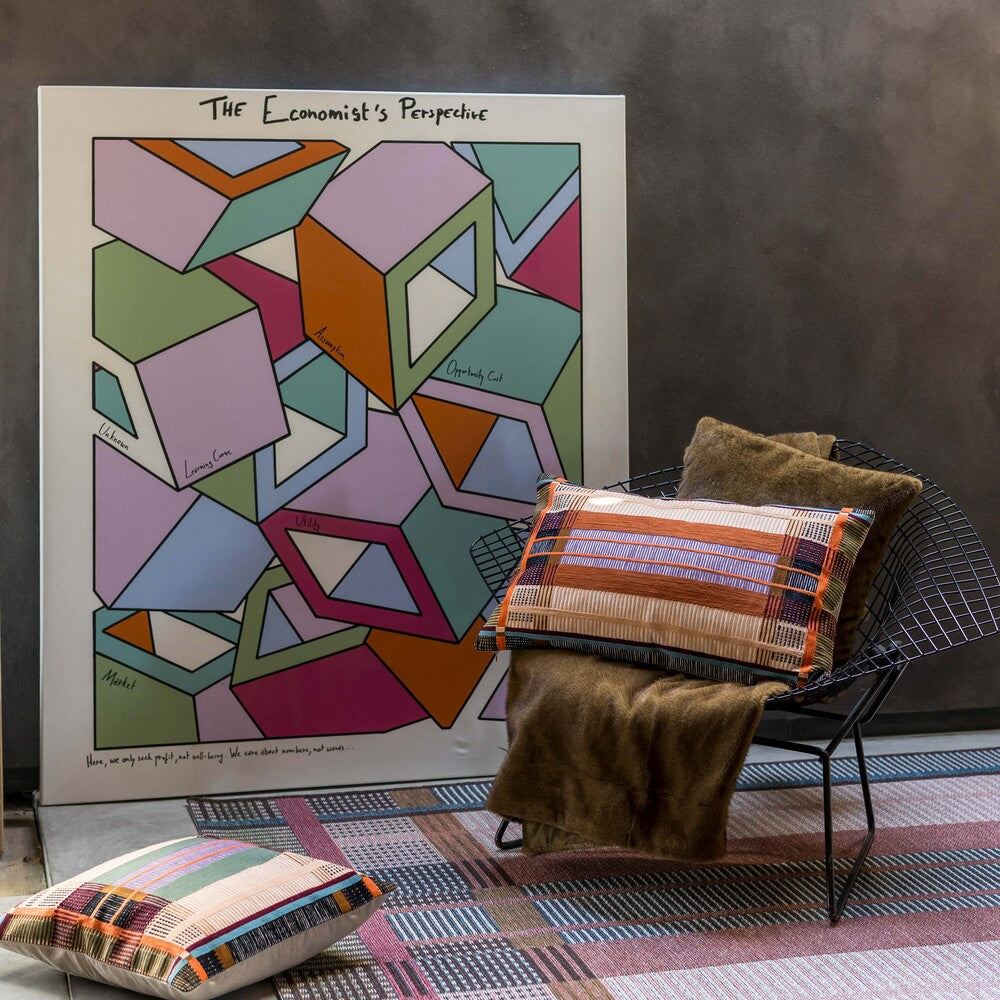 Vivaraise Liwen Plaid café - 140 x 180 cm
