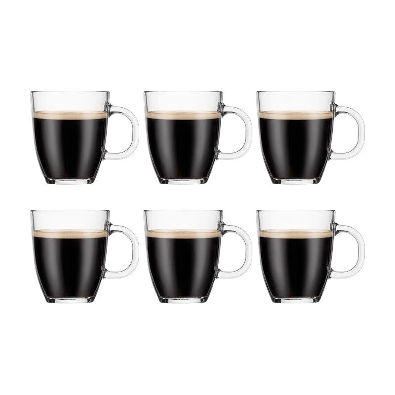 Bodum BISTRO - Lot de 6 tasses à café en verre - 350 ml