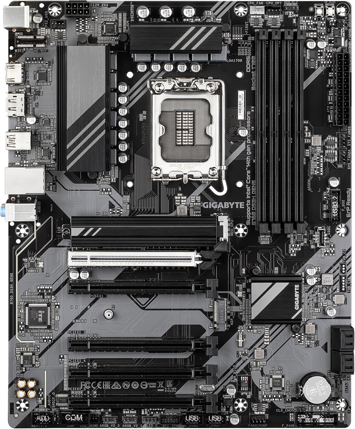 GIGABYTE B760 DS3H GEN5 LGA1700 Carte mère ATX DDR5