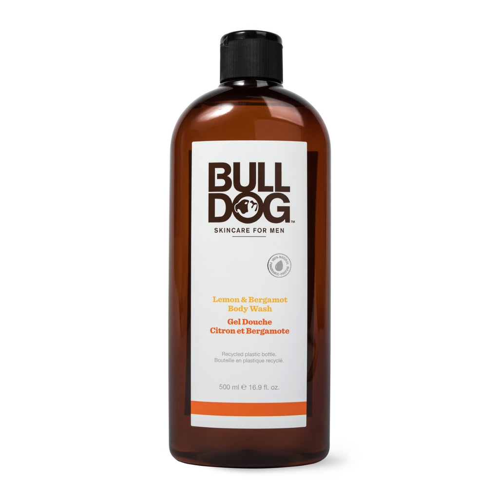BULLDOG SKINCARE Citron & Bergamote - Gel Douche pour Homme - 500 ml