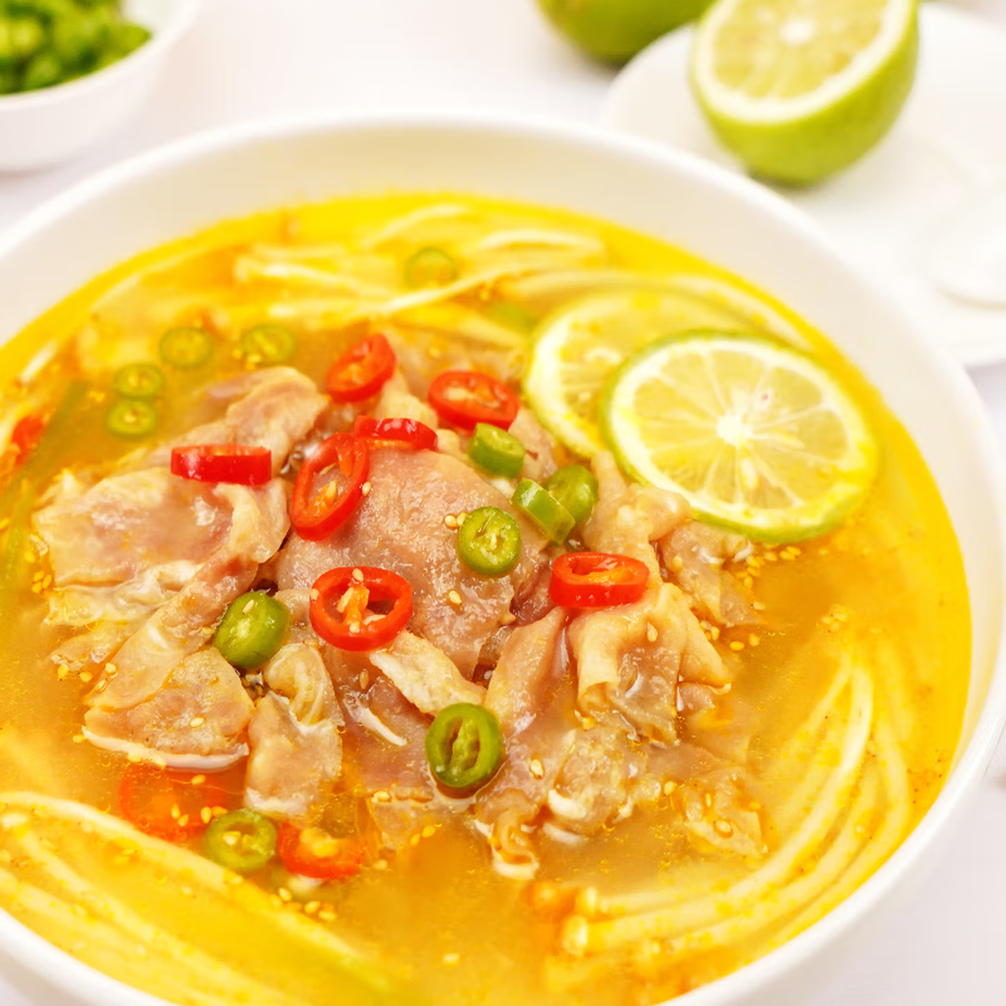 Hao Ren Jia Mélange d’assaisonnement pour fondue chinoise au bœuf en soupe aigre 3 x 100 g