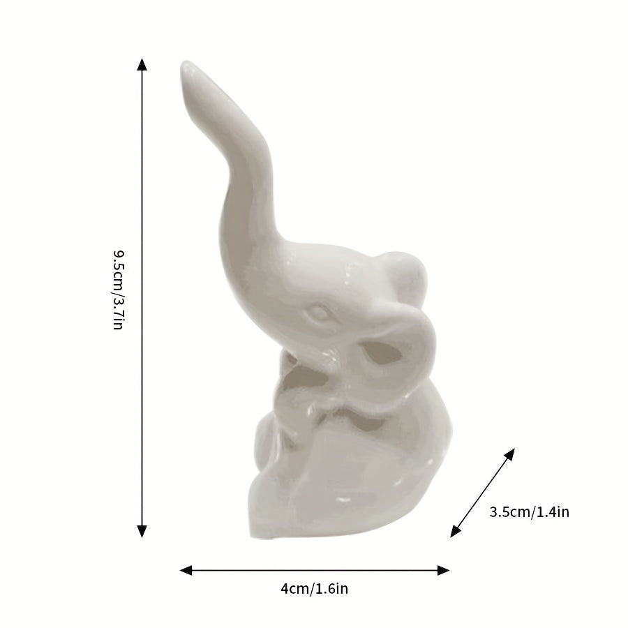 YumiPLUS Porte-bague en forme d'éléphant blanc, 1 pièce