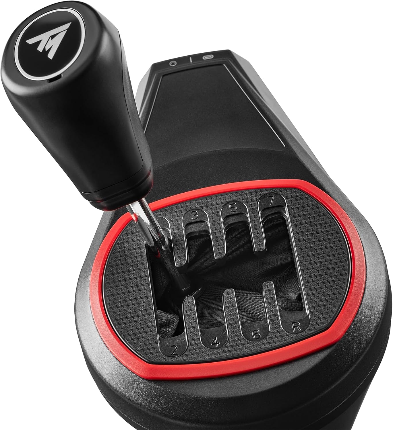 Thrustmaster TH8S Shifter Add-On Levier de vitesse pour PC/consoles - Noir et rouge