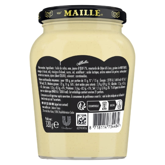 MAILLE Mayonnaise Fine Bocal 320g